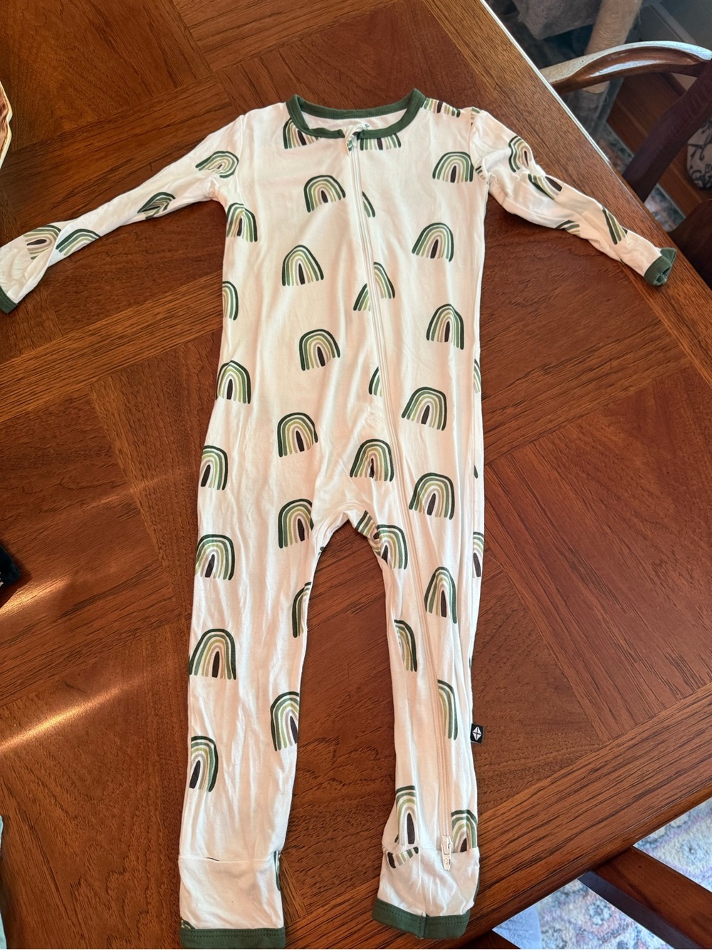 Kyte Baby Hunter Rainbow Zip Romper